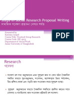 Steps in Social Research Proposal Writing