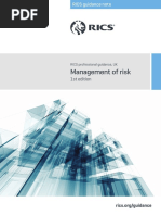 Management of Risk 1st Edition Rics