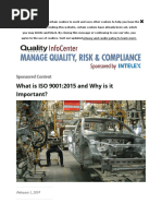 What is ISO 9001-2015 and Why is It Important