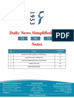 Daily News Simplified - DNS Notes: SL. NO. Topics The Hindu Page No