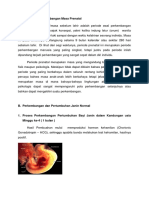 Perkembangan Dan Pertumbuhan Masa Prenatal