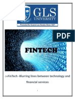 Fintech - Blurring Lines Between Technology and Financial Services