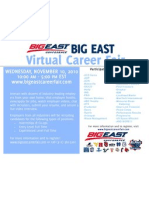 Virtual Career Fair: Wednesday, November 10, 2010 10:00 - 5:00 EST