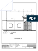 Steel Frame: Plan For Boundary Wall