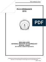NEW PHD Ordinance 2016 PDF