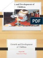 Report CHILDREN GROWTH AND DEVELOPMENT