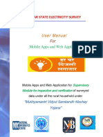 User Manual: Bihar State Electricity Survey