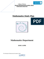 Mathematical - Study - Plan KSU PDF
