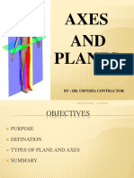 Axes and Plane