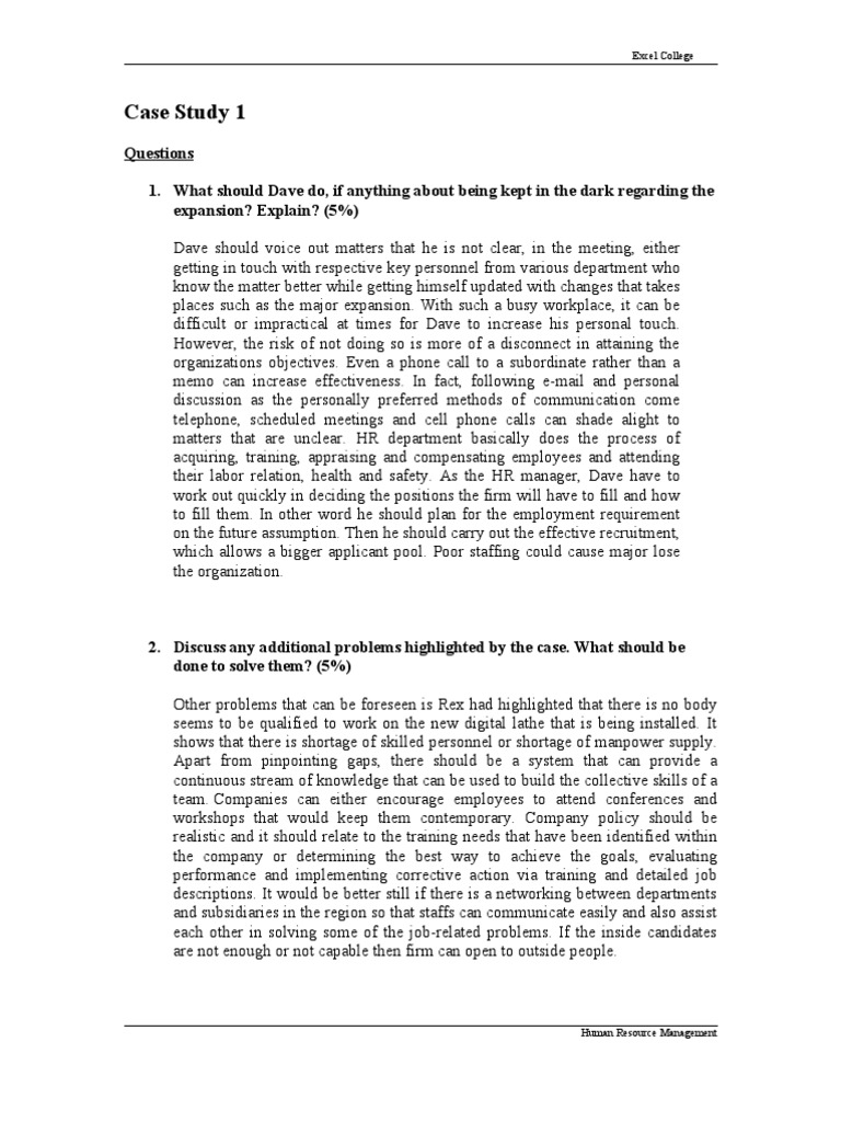 Human resources assessment sample picture