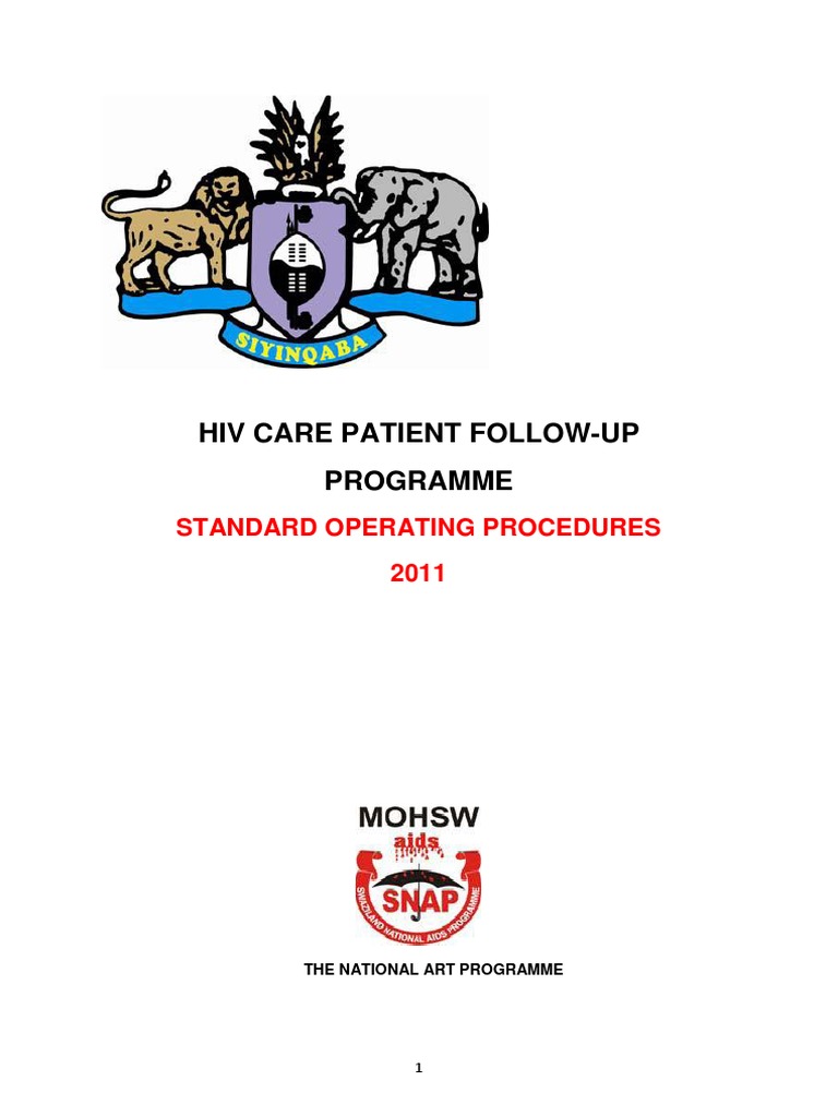 SOP - HIV Care Patient Follow-Up Programme | PDF | Patient | Management ...