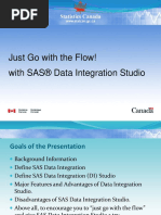 Just Go With The Flow! With SAS® Data Integration Studio