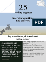 Welding Engineer Interview Questions and Answers: Free Ebook