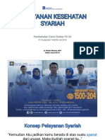 PELAYANAN KESEHATAN SYARIAH