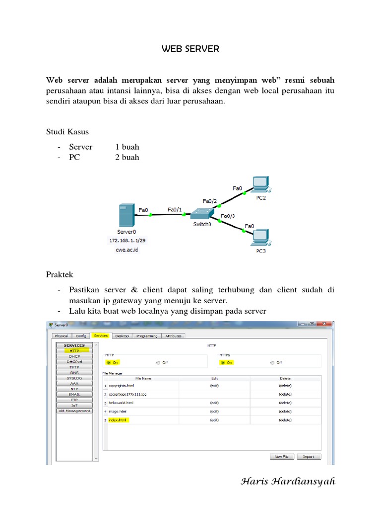 Panduan Setup Web Server Lokal | PDF