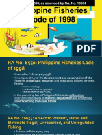 RA 8550 Amendments to Philippine Fisheries Code