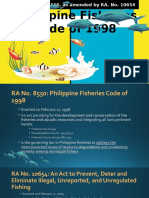 RA 8550: Philippine Fisheries Code