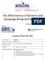 Effectiveness of Clil