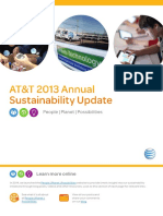 AT&T 2013 Annual Sustainability Update: People - Planet - Possibilities