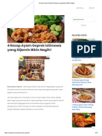 4 Resep Ayam Geprek Istimewa Yang Dijamin Bikin Nagih!