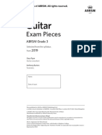 Guitar Exam Pieces 2019 - G3 ABRSM