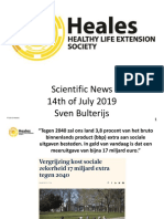 Scientific News 14th of July 2019