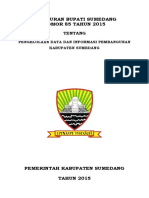 Perbup No 85 TH 2015 TTG Pengelolaan Data Dan Informasi Pembangunan Kabupaten Sumedang PDF