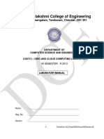 Cs6712 Cse GCCL Even Viise Labmanual