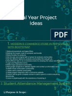 Final Year Project-Ideas