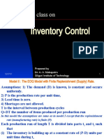 Inventory Control Model II