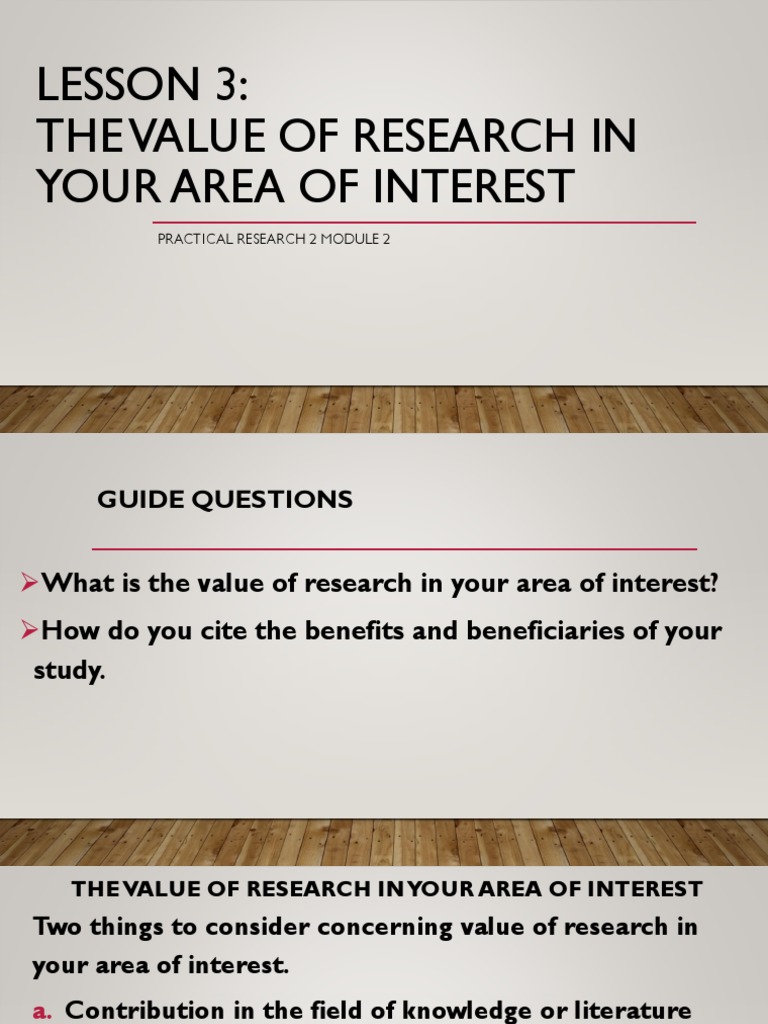 Value of Research in the Area of Interest Hearing Loss Dormitory