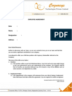 Employee Agreement - Offer Letter - V2.1 1