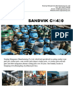 SANDVIK CH430 Crusher Wear Parts Catalog 1
