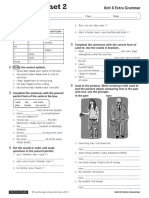 Unit 8 Extra Grammar: Name Class Date