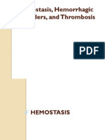 Hemostasis, Hemorrhagic Disorders and Thrombosis