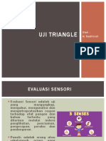 Evaluasi Sensori Uji Triangle