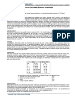 Especificaciones Técnicas Modelo