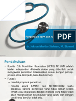 Dr. Jekson Martiar Siahaan, M. Biomed: Pengenalan KEPK Dan Alir Ethical Approval FK UMI Medan