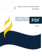 EDEEste - Plan Operativo 2012 Dir. Auditoria Interna PDF