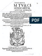 Adelarius Cravelius - Syndromus Rerum Turcico-Pannonicarum, Historiam Centum Qvinqvaginta Annorum Complectens 1453-1600 (1627)