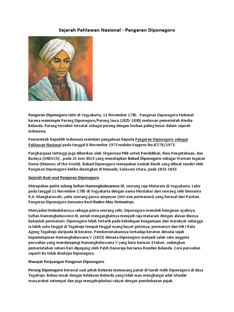 Sejarahp Diponegoro