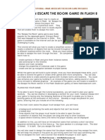 Flash Classroom Tutorial-Make An Escape The Room Game in Flash 8