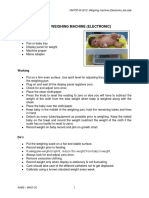 Weighing Machine (Electronic) : Parts