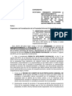 ESCRITO DE OPOSICION DE EMPADRONAMIENTO Y TITULACION EN COFOPRI.docx