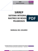 Sirrep - Manual Del Usuario