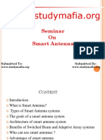 Smart Antenna Seminar Overview