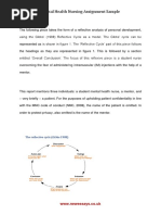 Mental Health Nursing Assignment Sample: WWW - Newessays.co - Uk