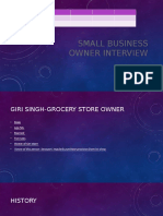 Small Business Owner Interview: M.Vigneshwaran 11 'C'