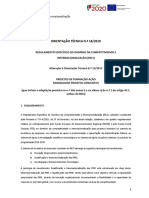 Orientação Técnica N.º 18/2019: PO Competitividade e Internacionalização PO Regional Algarve