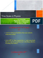 Time Scale in Physics